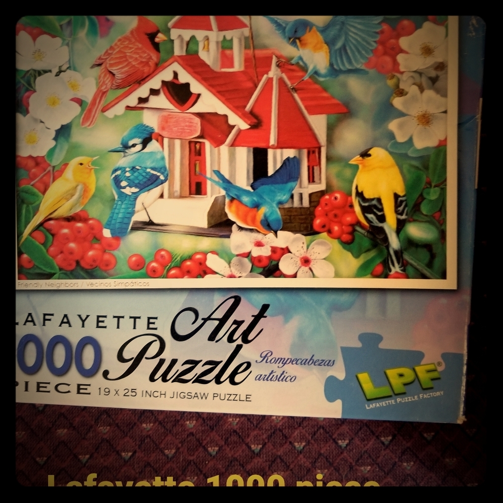 Lafayette 1000 piece puzzle - all pieces inc